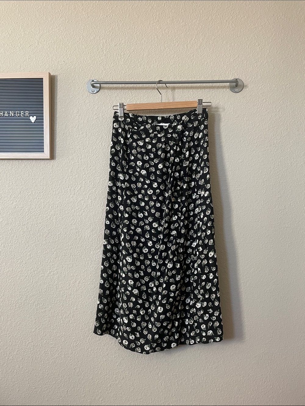Rouje Isabella Floral Print Midi Skirt Sz:38